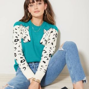 MINKPINK Leopard Sweater